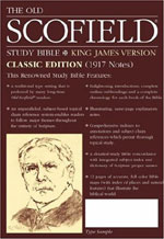 KJV Old Scofield Classic Study Bible 2nd Ed (1917 Notes) BLK Genuine Leather Thumb Indexed