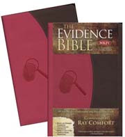 NKJV The Evidence Bible - Pink/brown Imitation Leather