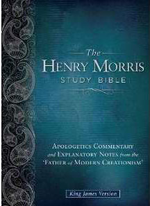 KJV Henry Morris Study Bible Black Genuine Leather