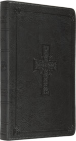 ESV Classic Thinline Bible - Charcoal, Celtic Cross Design - TruTone - Image 2