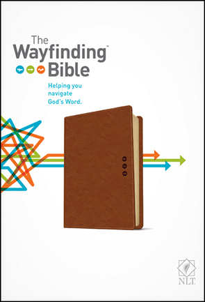 NLT The Wayfinding Bible - Brown LeatherLike