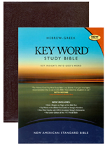 NASB Hebrew-Greek Key Word Study Bible, Burgundy Bonded Leather