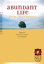 NLT Abundant Life Bible New Testament Paperback (34 Ships Free)
