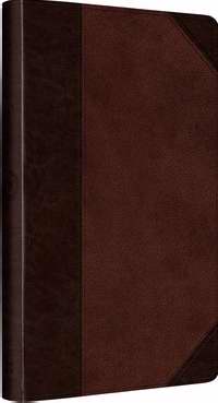 ESV UltraThin Bible-Brown/Walnut Portfolio Design TruTone