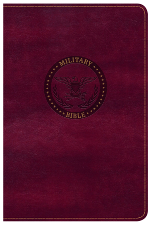 CSB Military Bible (For Marines) Burgundy LeatherTouch