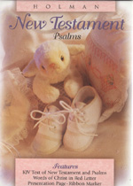 KJV Baby's NT and Psalms - Powder Pink Imitation Leather