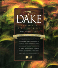 KJV Dake Annotated Reference Bible/Large Print - Black Bonded Leather