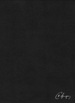 CSB Spurgeon Study Bible Black Genuine Leather Thumb Indexed