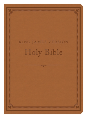 KJV Compact Gift & Award Bible Reference Edition-Camel DiCarta