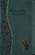 Every Day is a Gift - Green Imitation Leather (195-19)