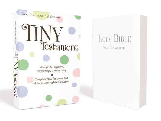 NIV - Tiny Testament Bible - Whitre Imitation Leather Cover