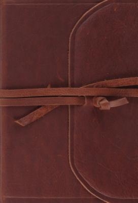 Large Print Compact Bible-ESV-Strap Flap