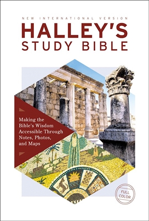 NIV Halley's Study Bible (Comfort Print)-Red Letter, Hardcover