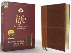 NIV Life Application Study Bible (Third Edition)-Burgundy Bonded Leather