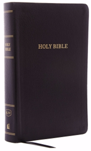 KJV Personal Size Giant Print Reference Bible (Comfort Print)-Black Leatherflex