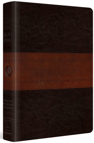 ESV Personal Reference Bible-Deep Brown/Tan Trail Design TruTone
