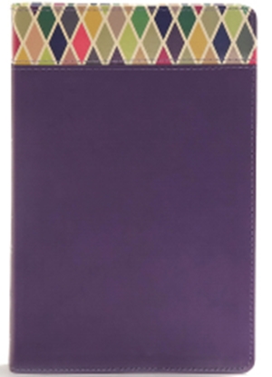CSB Rainbow Study Bible Purple LeatherTouch