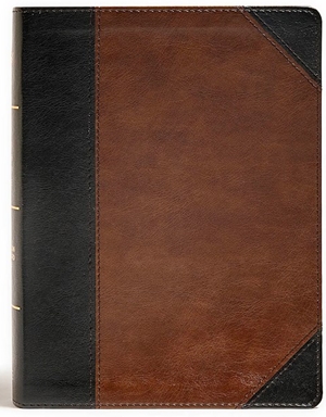 CSB Tony Evans Study Bible-Brown Leathersoft Indexed