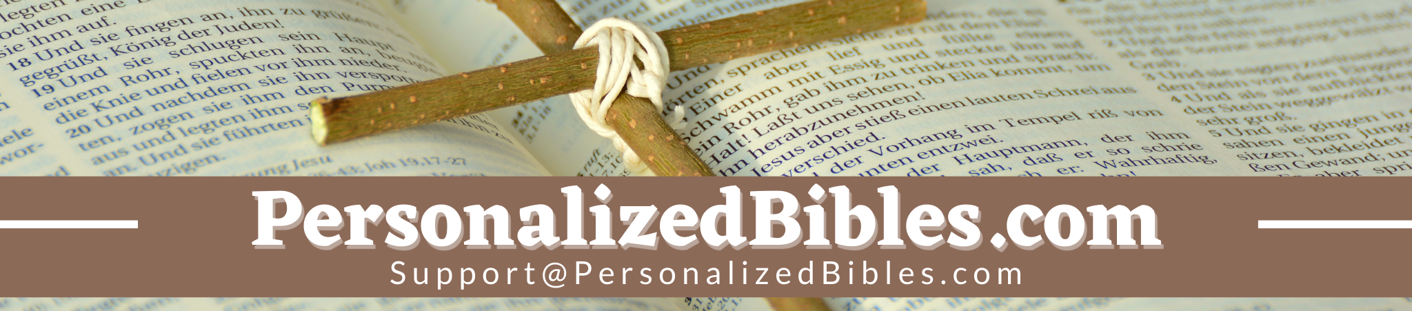 PersonalizedBibles.com - Header